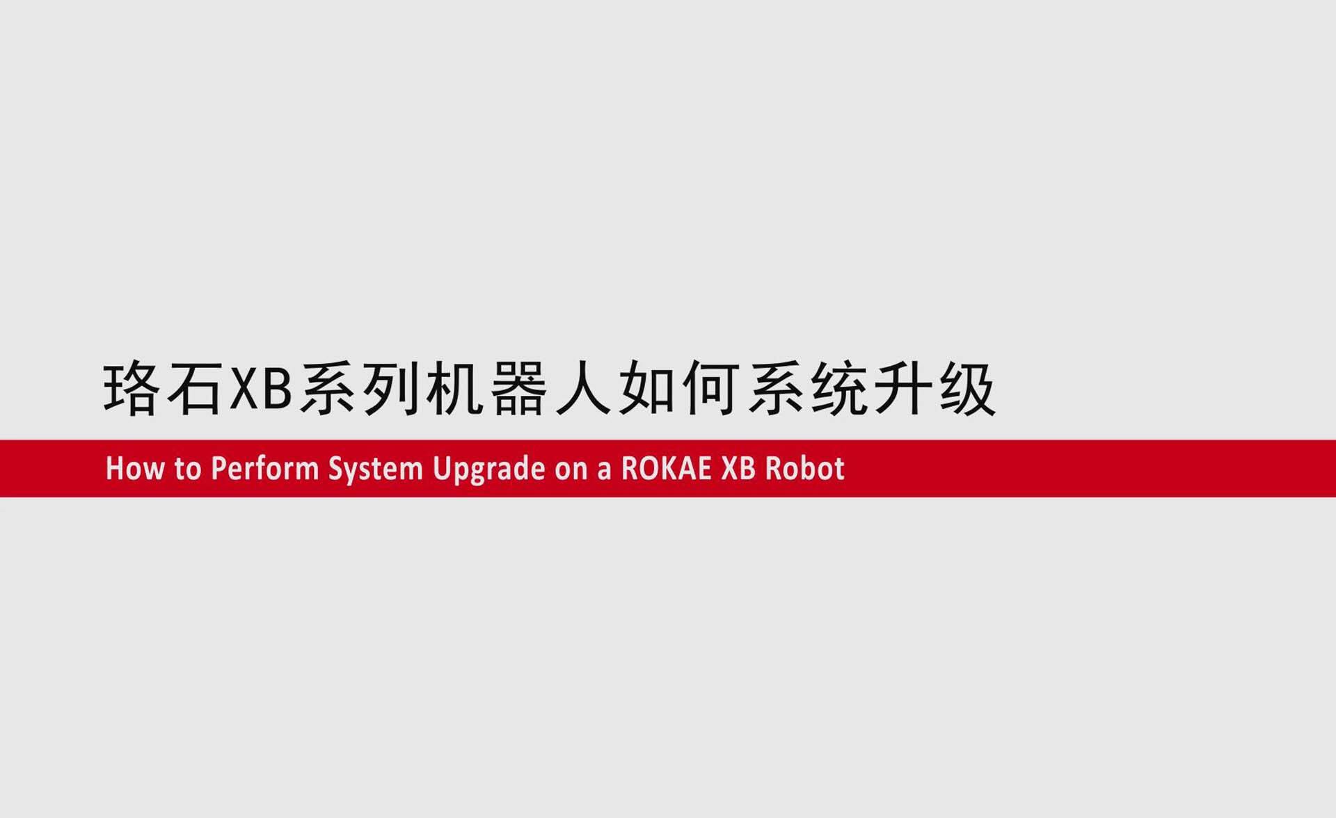lewin乐玩XB系列机器人如何系统升级